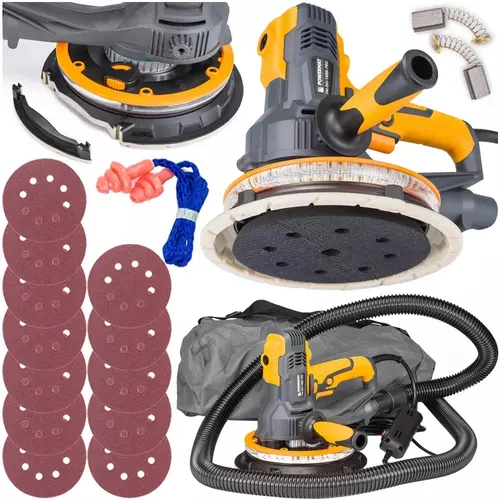 Szlifierka do gipsu Powermat PM-DG-1400L-PRO: Rewolucja w profesjonalnym szlifowaniu z minimalnym pyleniem