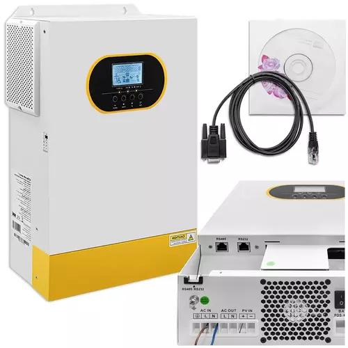 Niezawodna moc na każdy dzień - Hybrydowy inwerter solarny Qoltec Off-Grid 5.5kVA 5.5kW z funkcją MPPT i systemem BMS