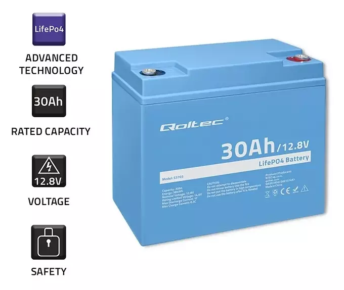 Bezpieczna i ekologiczna moc - Akumulator Qoltec LiFePO4 12.8V 30Ah nowym standardem efektywności energetycznej
