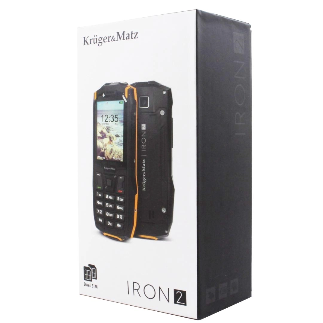 Telefon Kruger&Matz Iron 2 - niezawodność i wielofunkcyjność w każdych warunkach