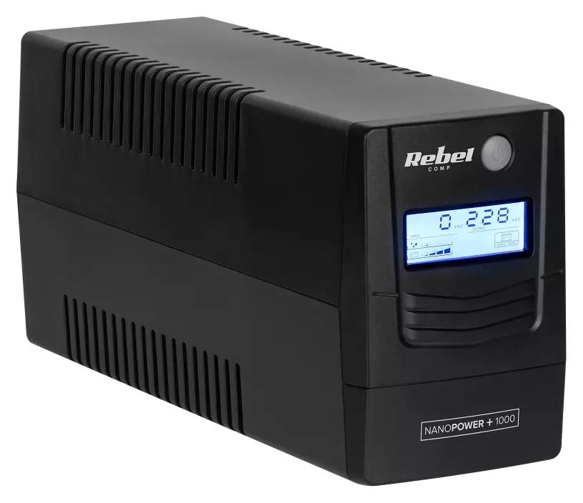 Niezawodny UPS REBEL Nanopower Plus 1000 - ochrona i efektywność dla Twojego biura