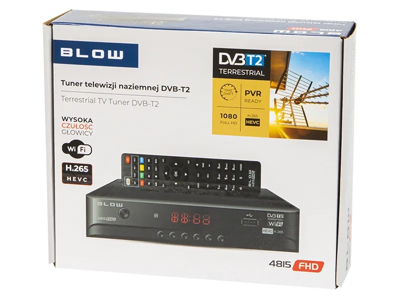 Odkryj nową jakość telewizji z tunerem cyfrowym BLOW 4815WIFI – multimedialne centrum rozrywki w Twoim domu