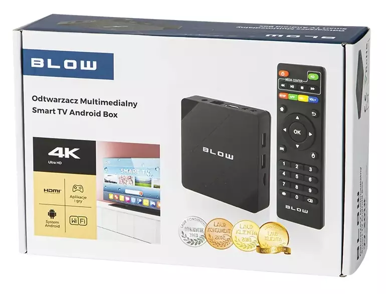 Rozrywka w najlepszym wydaniu: Android TV BOX BLOW 77-301 – przegląd możliwości i zalet