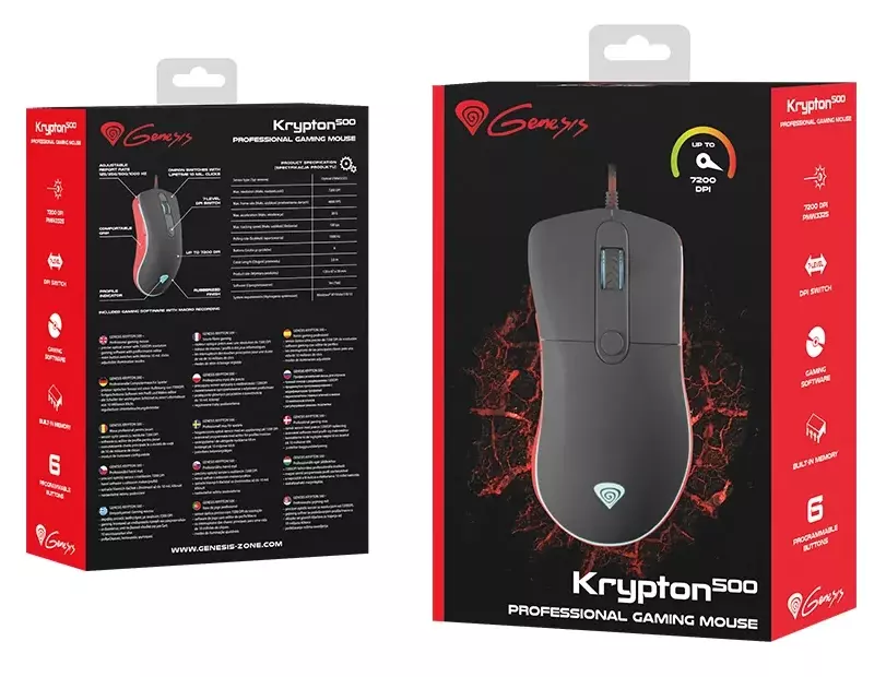Genesis Krypton 500 RGB – odkryj nowy wymiar precyzji i komfortu w gamingowej rywalizacj