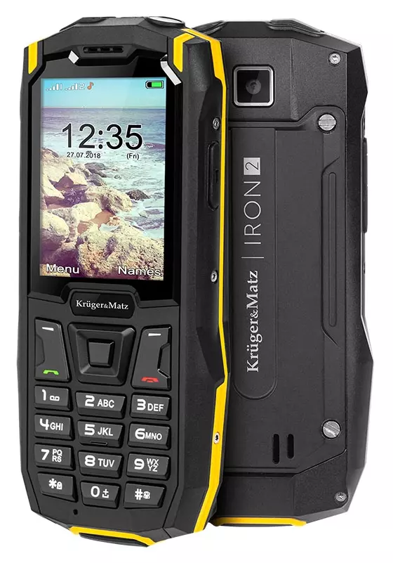 Telefon Kruger&Matz Iron 2 - niezawodność i wielofunkcyjność w każdych warunkach