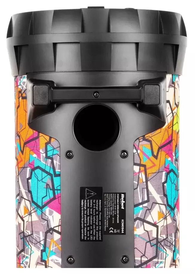 Zabawa bez granic – głośnik Bluetooth REBEL z karaoke i mikrofonem, idealny na każdą imprezę